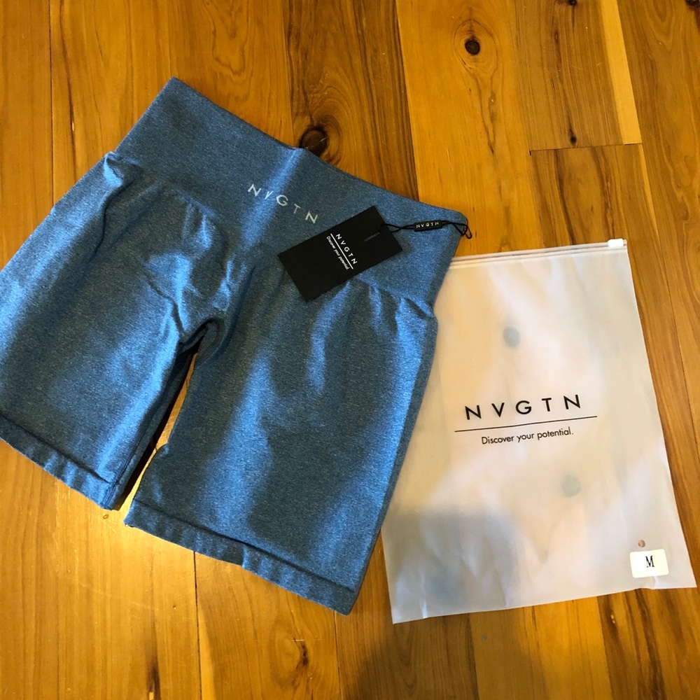 NVGTN Slate blue pro shorts